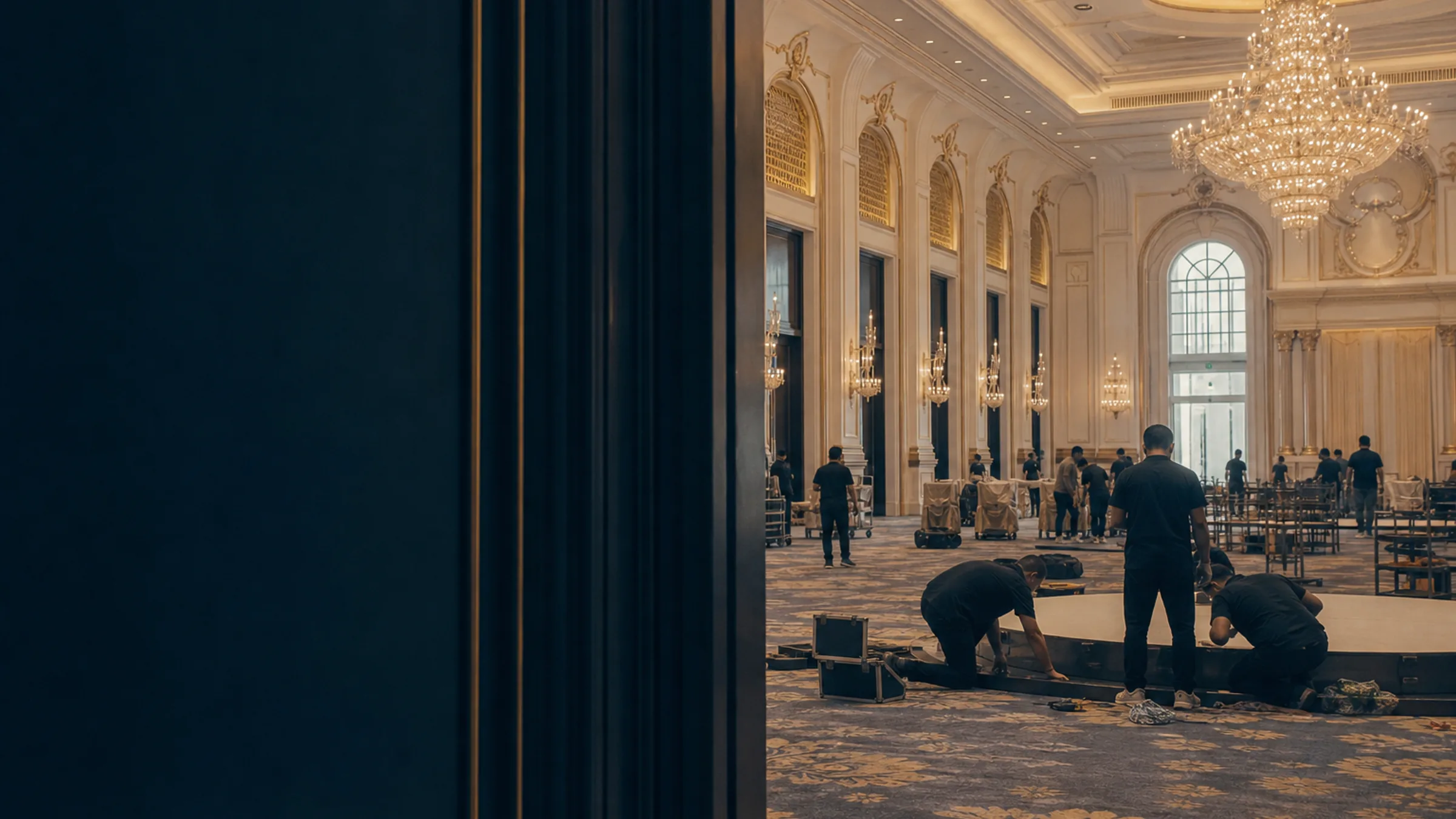 A gala in six weeks: a workable critical path