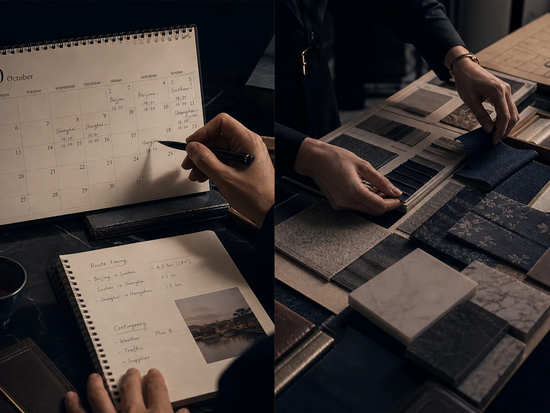 Second visual context: Golden Week: planning a project without calendar surprises