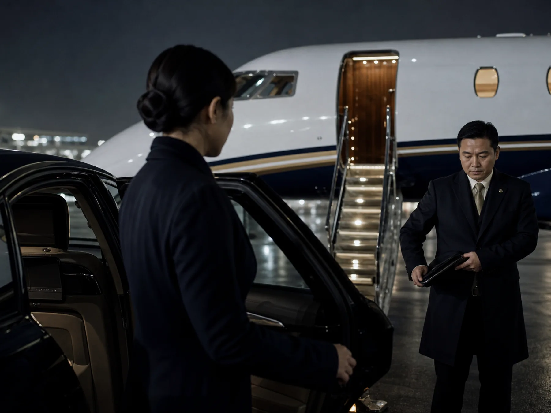First visual context: Business aviation transfer in Shanghai: designing the handover