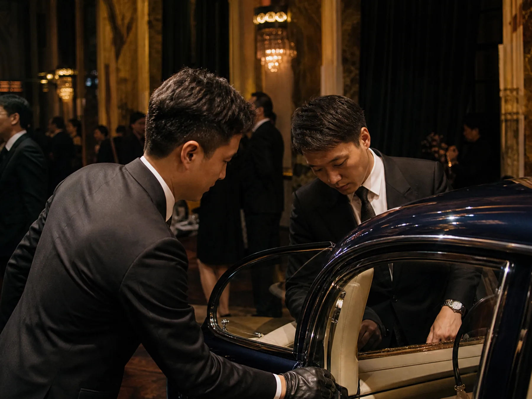 Closed gala for a global automotive brand: spatial detail