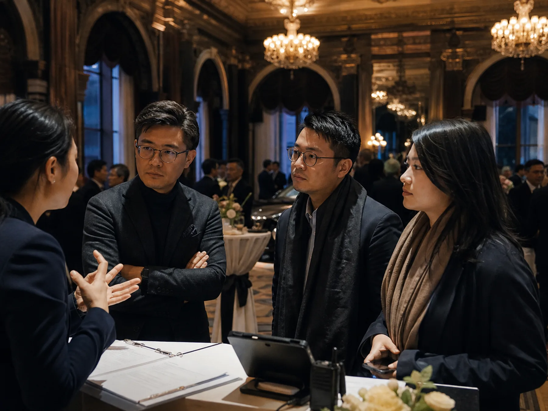 Closed gala for a global automotive brand: production detail
