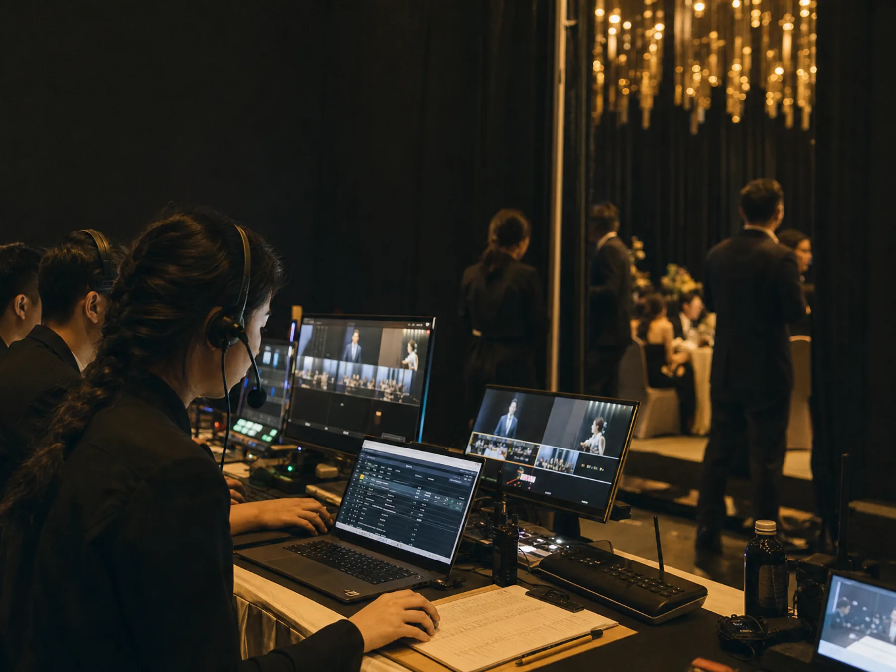 Charity gala evening: production detail