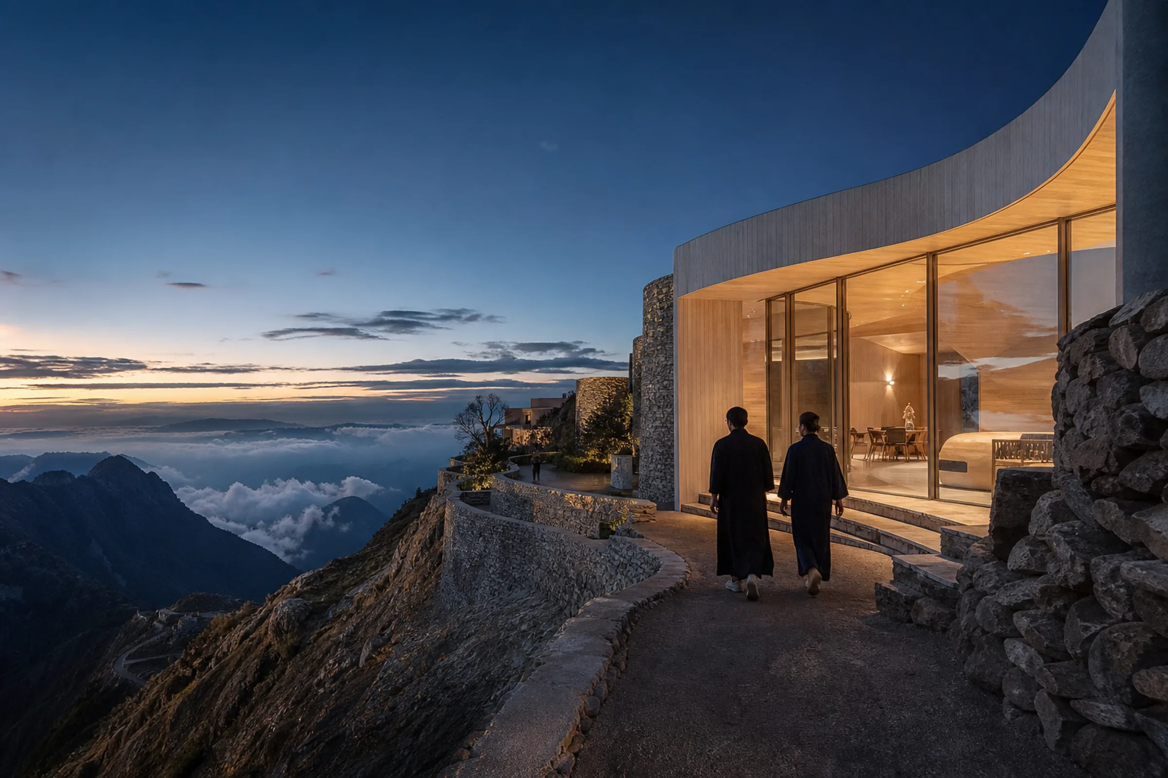 High-altitude retreat