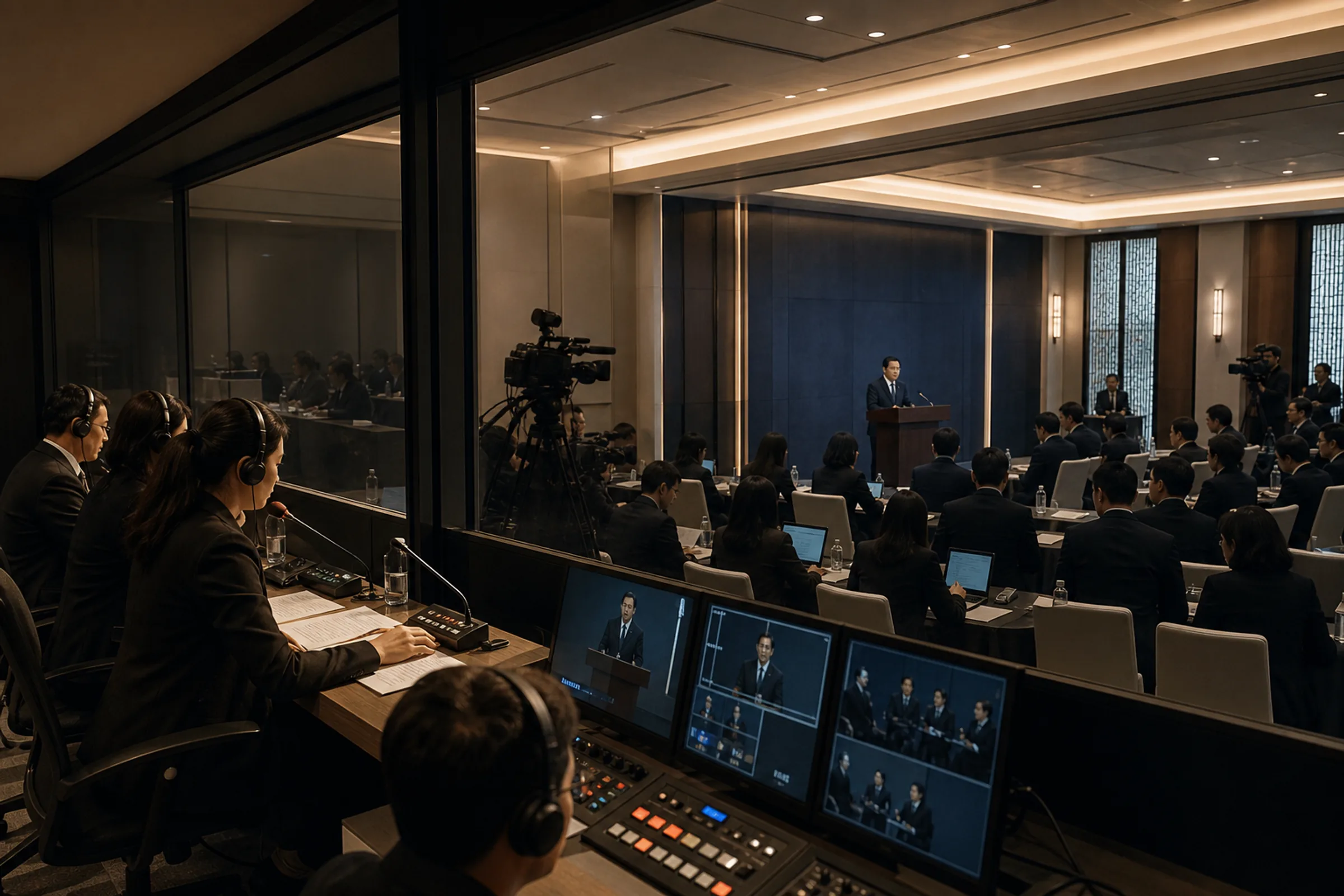International press conference