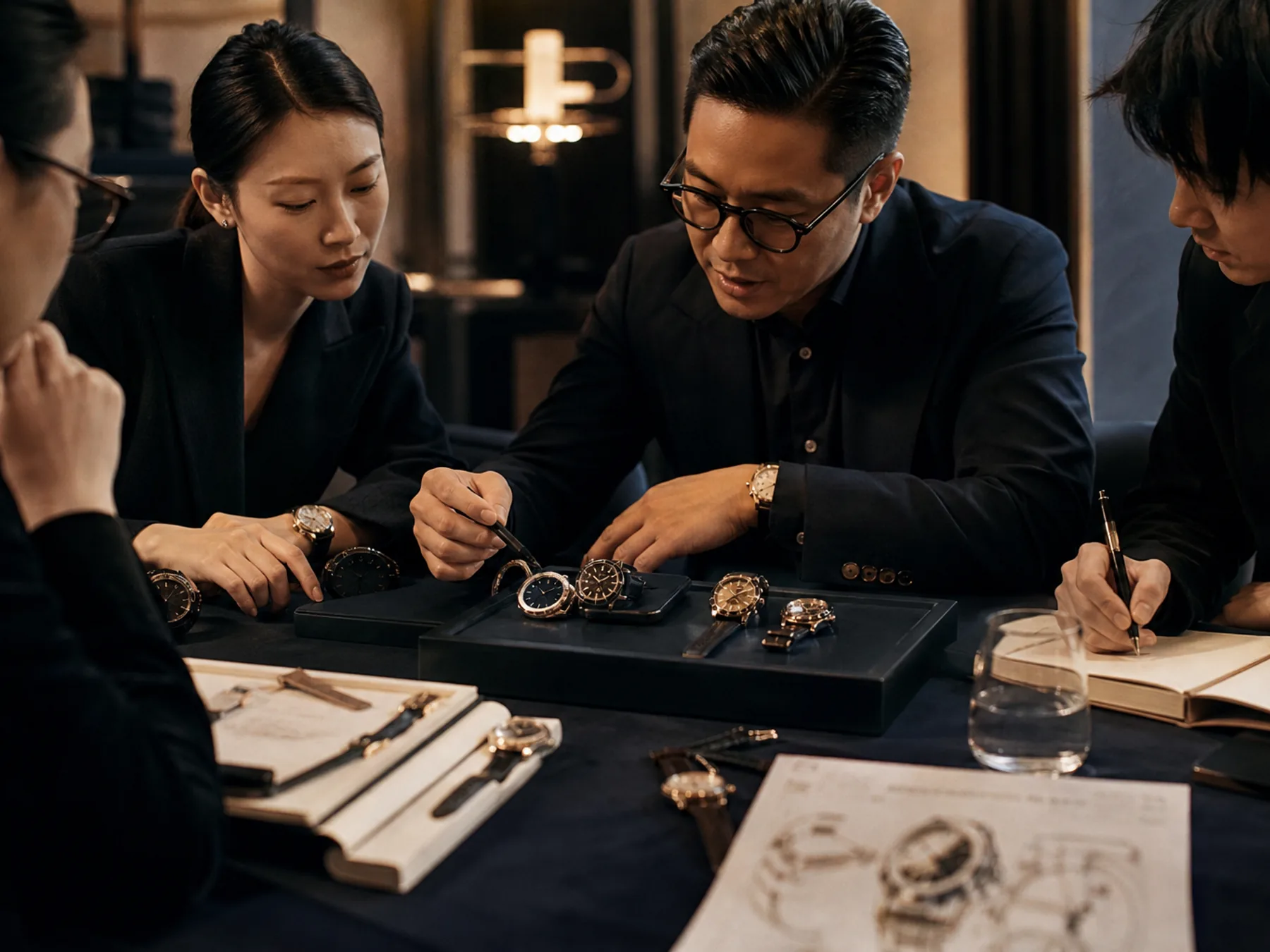 Watch collection premiere: production detail