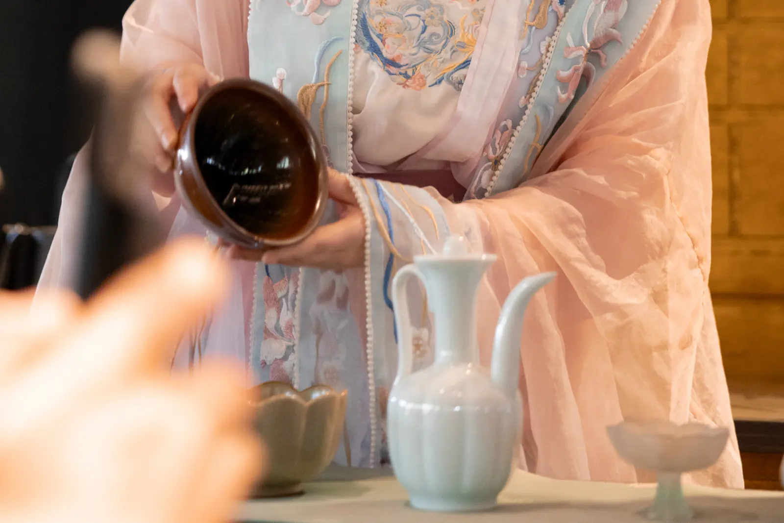 Tea service for programme guests