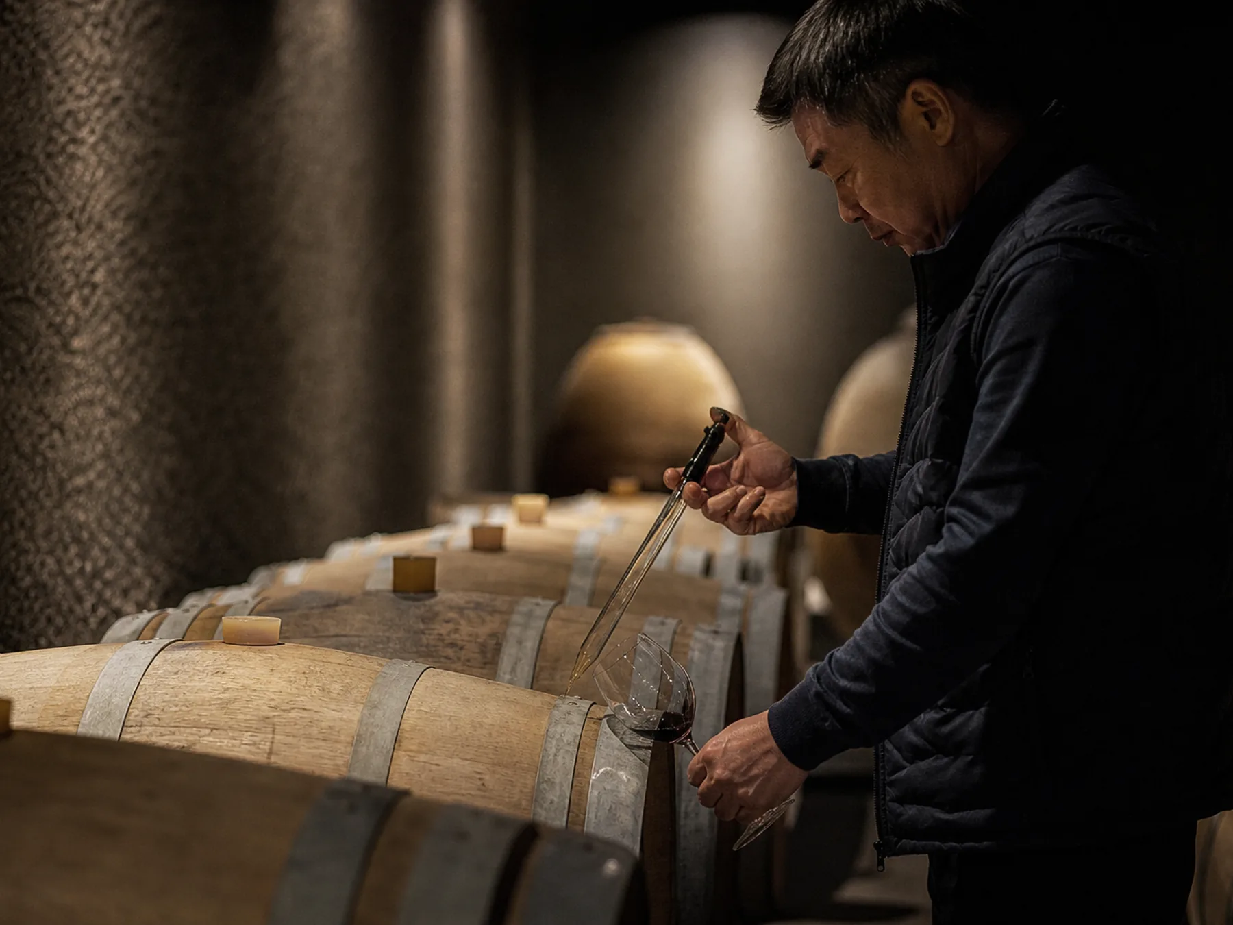 Wine retreat in Ningxia: spatial detail