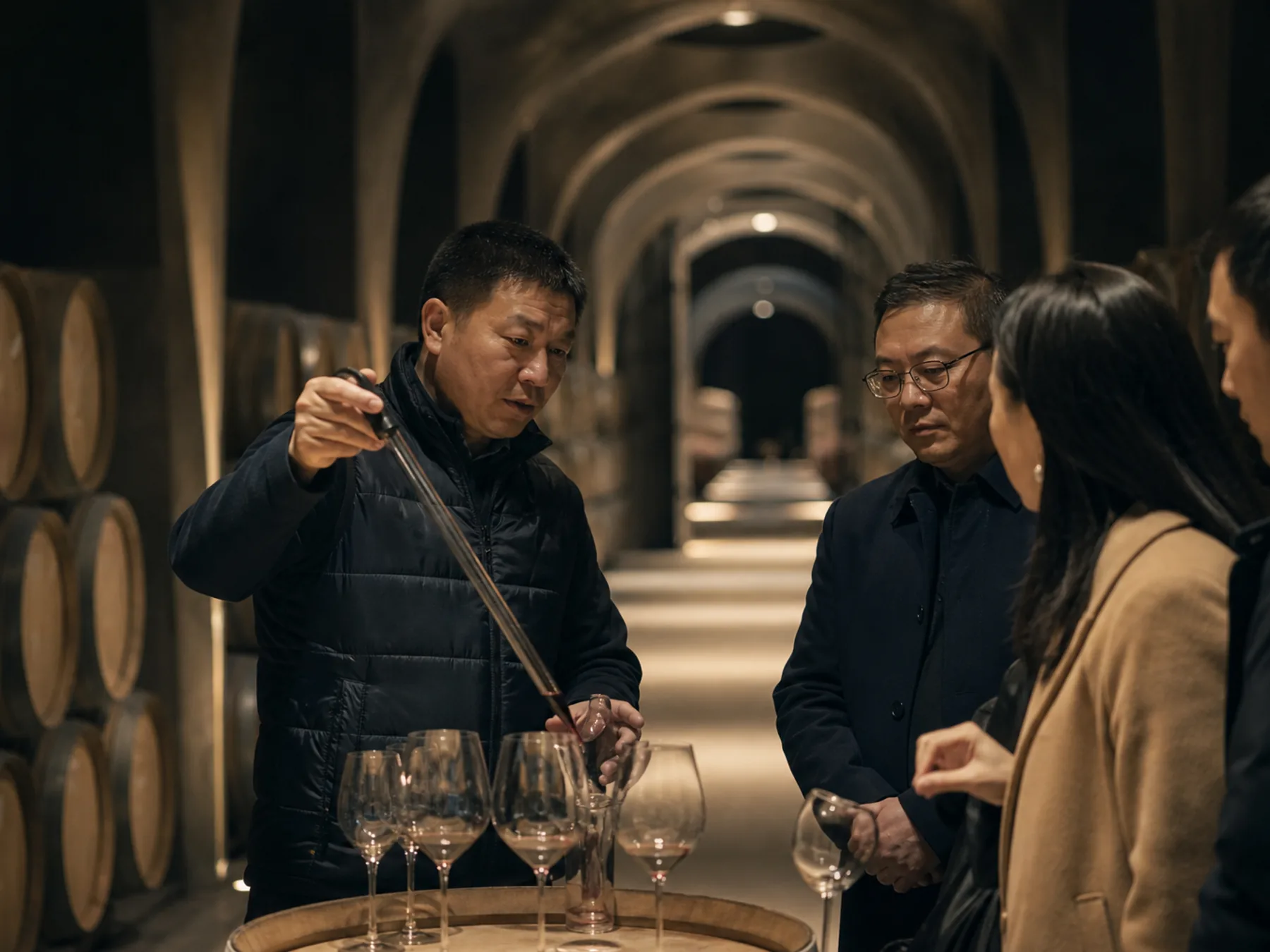 Wine retreat in Ningxia: production detail